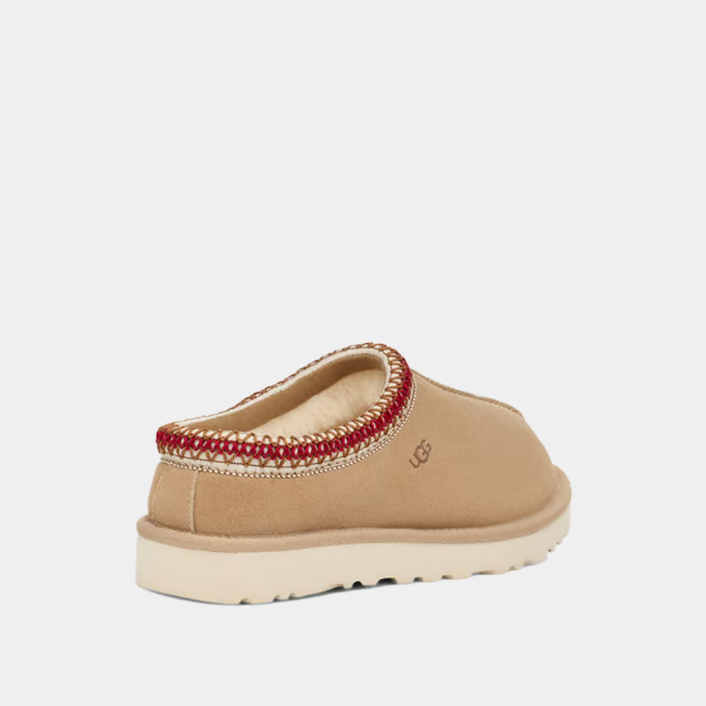 Mules UGG Tasman en velours sable, vue 5 – chaussons mules fourrés femme | Ann Tuil