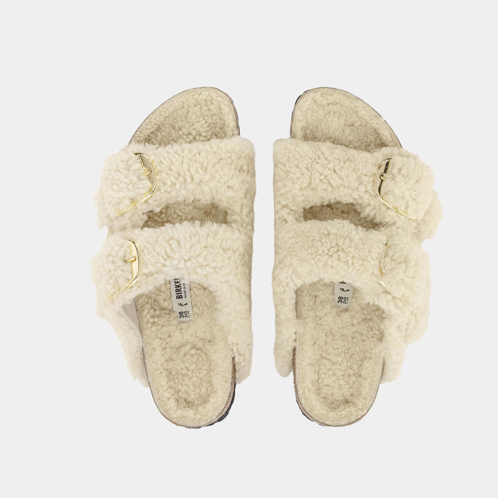 MULES BIRKENSTOCK ARIZONA BIG BUCKLE SHEARLING