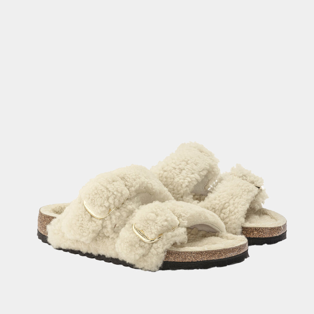 MULES BIRKENSTOCK ARIZONA BIG BUCKLE SHEARLING