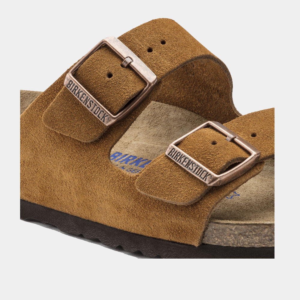 Mules Birkenstock Arizona BS en cuir velours camel, vue 7 – mules femme | Ann Tuil