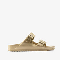 Mules Birkenstock Arizona EVA en pvc glamour gold, vue de profil – mules femme | Ann Tuil
