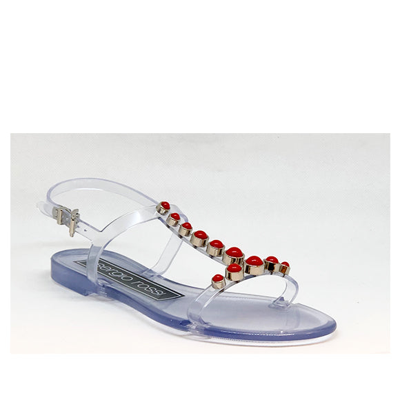Sergio rossi jelly sandals clearance