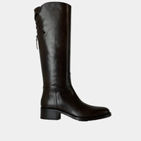 Bottes Sartore Signature SR3600 en cuir marron, vue de profil – bottes femme | Ann Tuil