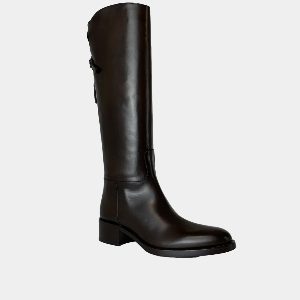 Bottes Sartore Signature SR3600 en cuir marron, vue 2 – bottes femme | Ann Tuil