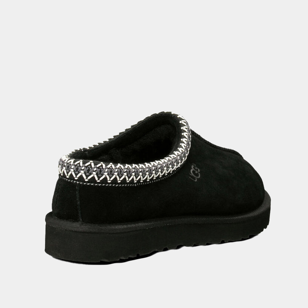 Mules UGG Tasman en velours noir, vue 5 – chaussons mules fourrés femme | Ann Tuil